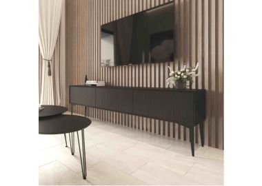 מזנון לסלון 1.8 מטר דגם קיסר בגוון שחור