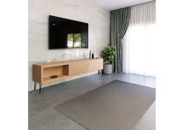 מזנון רוחב 180 ס"מ לסלון דגם איסלנד אלון טבעי