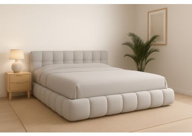 מיטת בועה 180/200 ס"מ בעיצוב יוקרתי בגוון אפור