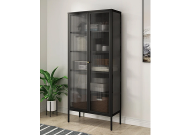 ויטרינה עם זכוכית בעיצוב פסים דגם Vitra