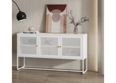 מזנון ויטרינה בגוון לבן דגם Clair