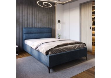  מיטה וחצי מפוארת קולקציית פרימיום דגם קמילה בגוון כחול גינ'ס