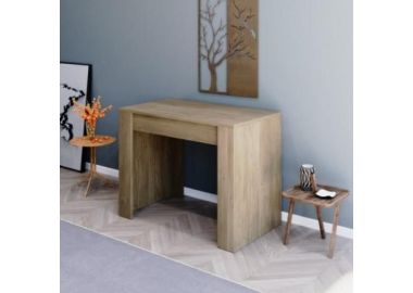 קונסולה נפתחת לפינת אוכל 3 מטר דגם לורד צבע עץ טבעי