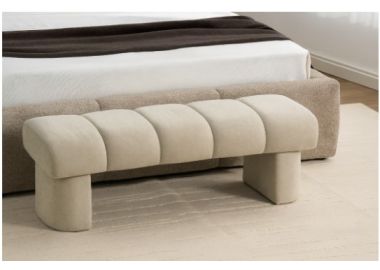 ספסל ריפוד מודרני יוקרתי לחדר שינה