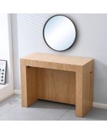 קונסולה נפתחת לפינת אוכל עד 3 מטר רוחב 100 ס"מ דגם מקסימוס אלון טבעי