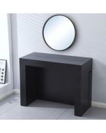 קונסולה נפתחת לפינת אוכל עד 3 מטר רוחב 100 ס"מ דגם מקסימוס שחור