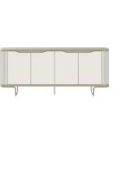 שידה 217 ס"מ בגוון אופוייט פרזול שמפניה דגם אסיף