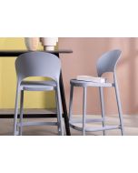 כסא בר כחלחל משענת גב דגם LANA