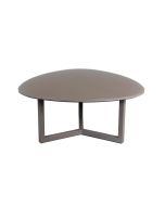 שולחן סלון זכוכית אפור 89*89 ס"מ דגם דברו