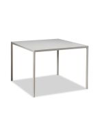 שולחן גינה 100*100 ס"מ מתכת בגוון אפור בהיר דגם SIMPLY