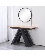 קונסולה מעוצבת נפתחת לפינת אוכל עד ל-3 מטר ברוחב 110 ס"מ דגם דוכס אלון