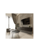 סט מזנון רוחב 2 מטר וזוג שולחנות לסלון קולקציית Black