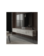 מזנון לסלון 2 מטר קולקציית שיש אפור