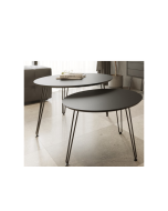 זוג שולחנות סלון קולקציית Black