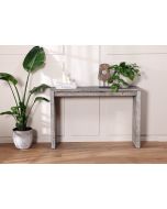 קונסולה 120 ס"מ עץ אשוח ממוחזר בגוון אפור מעושן דגם אורלינס