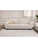 ספה תלת מושבית 233 ס"מ בד בגוון קרם דגם אדונה