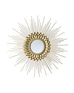 מראה קוטר 80 ס"מ בגוון זהב דגם 022