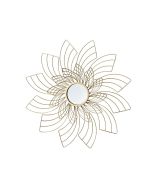 מראה קוטר 60 ס"מ בגוון זהב דגם 024 