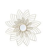 מראה קוטר 80 ס"מ בגוון זהב דגם 024