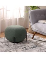 הדום בד עגול בגוון ירוק דגם צ'רי