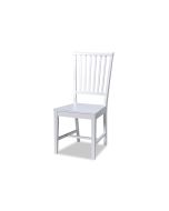 כסא אוכל עץ בגוון לבן דגם ניו אסיינדה