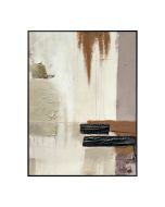 ציור 120*90 ס"מ גוון חום דגם אבסטרקט