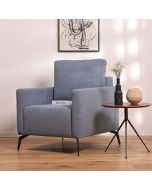 כורסא בד בגוון כחול בהיר דגם מקס