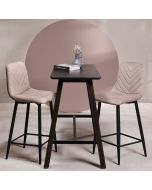 כסא בר בז' בד קטיפה דגם ARROW