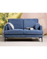 ספה דו מושבית 150 ס"מ בגוון כחול דגם JASMIN