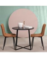 שולחן אוכל קוטר 80 ס"מ בגוון שחור דגם KOTI