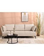 ספה תלת מושבית 190 ס"מ בגוון בז' דגם WING