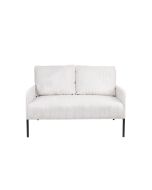 ספה דו מושבית בד קורדרוי בז' 120 ס"מ דגם BESTY