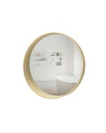 מראה עגולה קוטר 70 ס"מ בגוון זהב