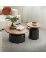 סט שולחנות סלון EMBER שחור