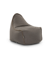 פוף מעוצב SIERRA בטכנולוגית ספוג CLOUD צבע אפור אבן