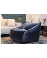 פוף כורסא TOSCANA נוחות חדשה במילוי ספוג CLOUD צבע וולוט