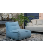 פוף כורסא Provence במילוי ספוג CLOUD צבע ג'ינס