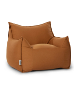 פוף כורסא SICILIA במילוי ספוג CLOUD צבע חום אדמה