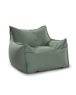 פוף כורסא SICILIA במילוי ספוג CLOUD צבע ירוק מאצ'ה