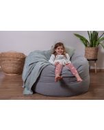 פוף דגם Matera בגוון אפור בהיר