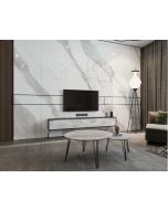 סט מזנון רוחב 2 מטר וזוג שולחנות לסלון קולקציית שיש משולב