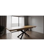 שולחן פינת אוכל מלבני נפתח דגם עץ טבעי