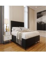 מיטה יהודית זוגית 160x200 דגם אליסיה גוון שחור