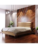 מיטה יהודית זוגית 160x20 דגם ג'יזל גוון נס קפה