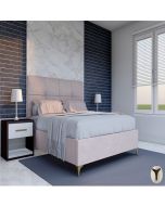 מיטה זוגית קינג סייז מפוארת דגם סול 180x200 גוון ורוד