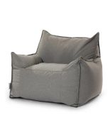 פוף SICILIA Outdoors טכנולוגיית נוחות עמידה לשימוש חוץ בגוון אפור אבן