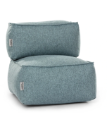 הדום עם משענת גב דגם Samber+Backrest צבע אוקיינוס