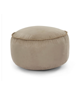 הדום עגול מעוצב דגם Tarragona צבע זמש בז'