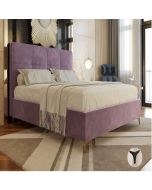 מיטה זוגית מפוארת דגם סול 140x190 גוון סגול