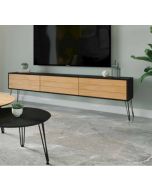 מזנון לסלון 2 מטר קולקציית אלון משולב